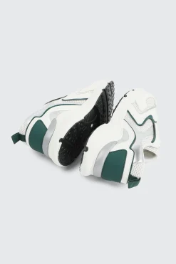Two-Tone Sneakers with Silver Details