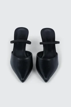 Two Way Pointed Toe Mid Heel Sandals