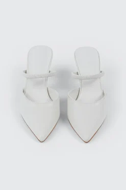 Two Way Pointed Toe Mid Heel Sandals