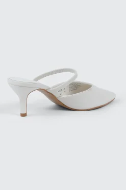 Two Way Pointed Toe Mid Heel Sandals