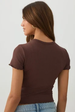 Ultra Crop Rib T-Shirt
