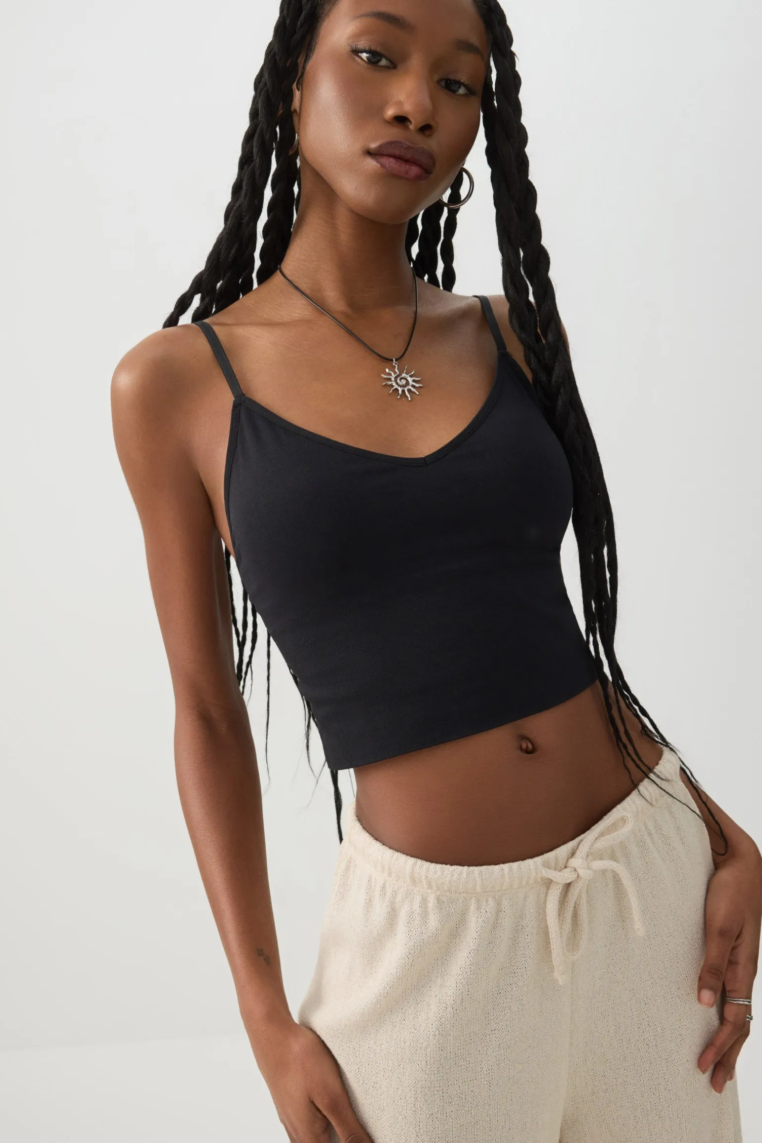 Ultra Crop Seamless Tank with Removable Cups