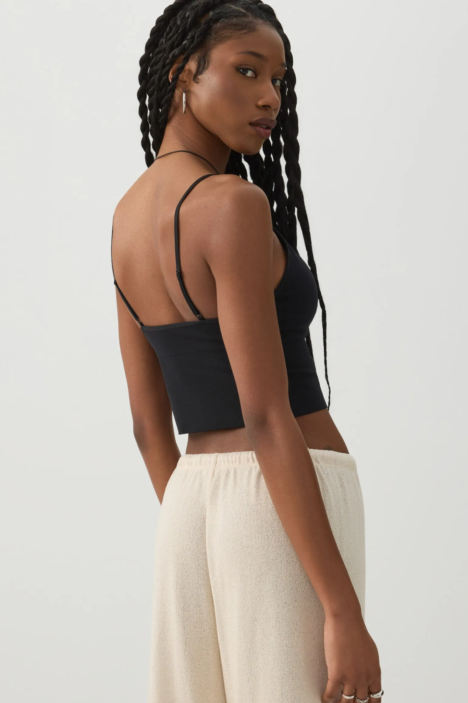 Ultra Crop Seamless Tank with Removable Cups