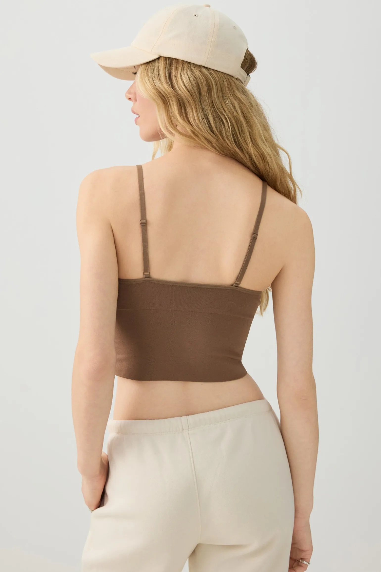 Ultra Crop Seamless Tank with Removable Cups