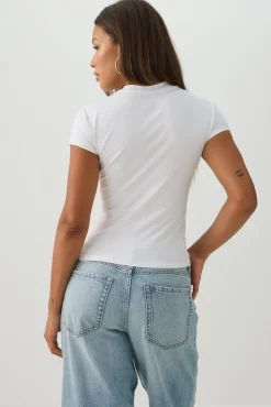 V-Neck Cropped T-Shirt