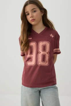 V-Neck Sports Jersey Top