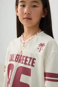 V-Neck Sports Jersey Top
