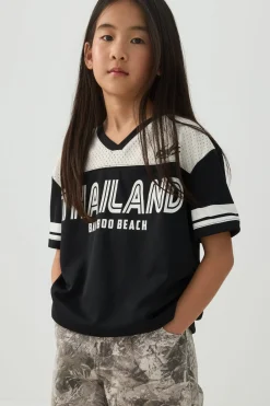 V-Neck Sports Jersey Top
