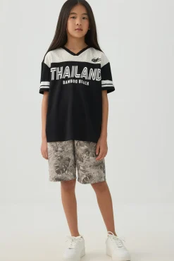 V-Neck Sports Jersey Top
