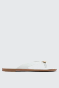 V-Strap Sandals with Starfish Detail