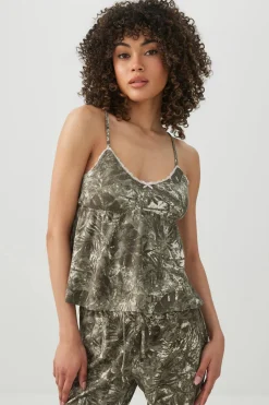 Waffle Knit PJ Tank Top