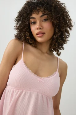 Waffle Knit PJ Tank Top