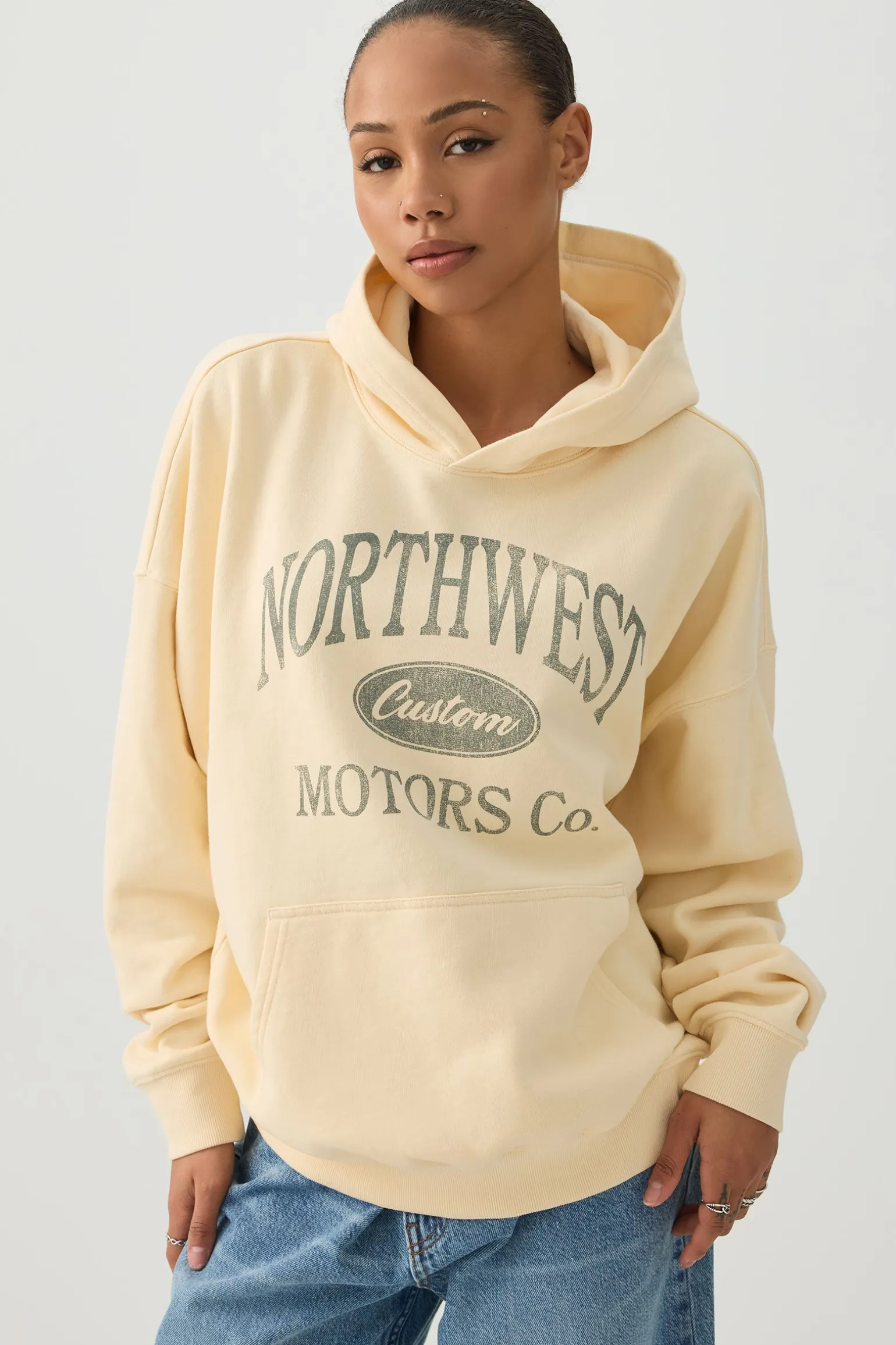 Washed Graphic Hoodie