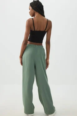 Washed Wide Leg Sweatpant