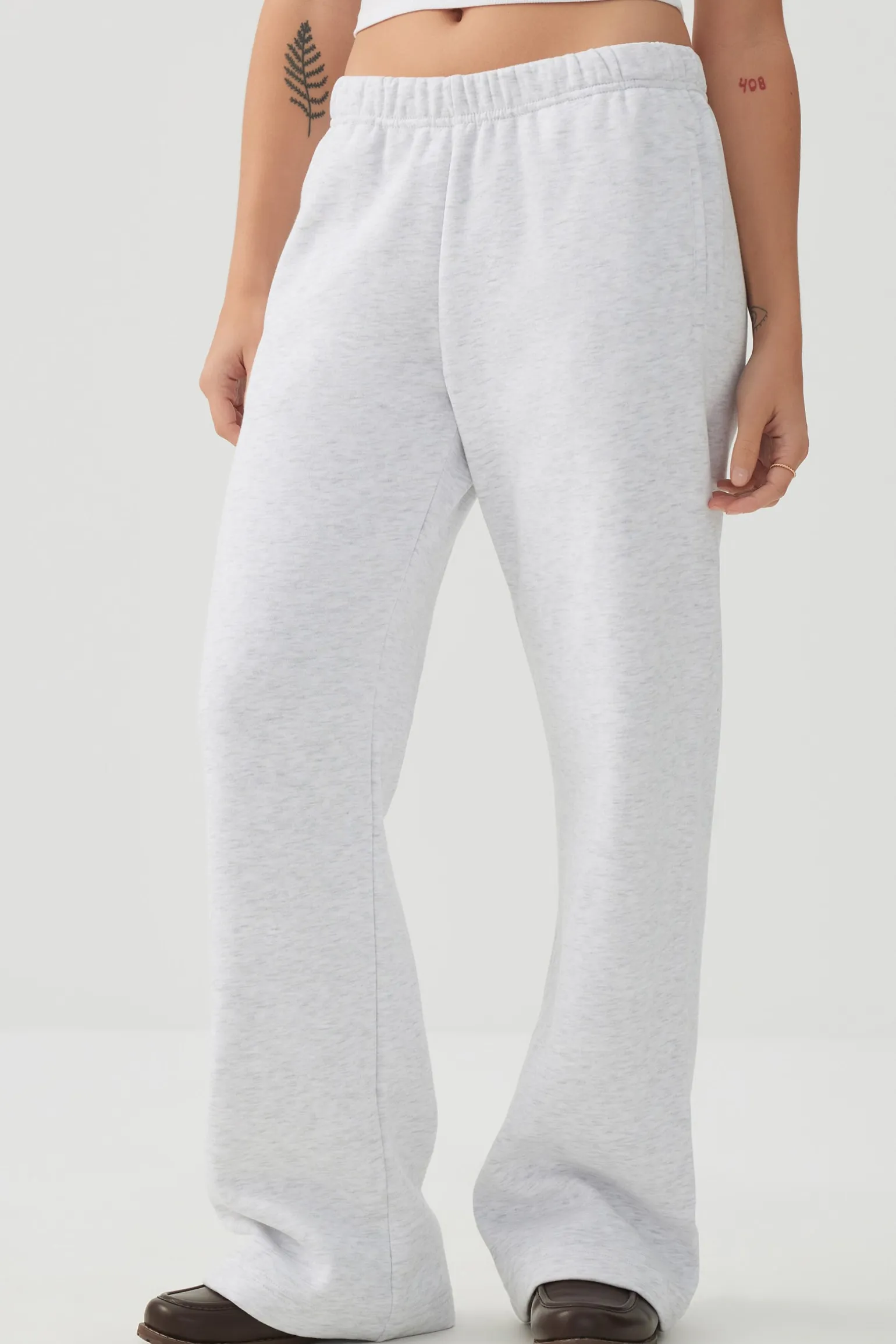 Washed Wide Leg Sweatpants