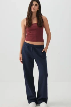 Washed Wide Leg Sweatpants