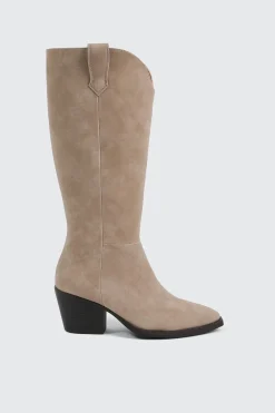 Western Knee High Boots with Pointed Toe