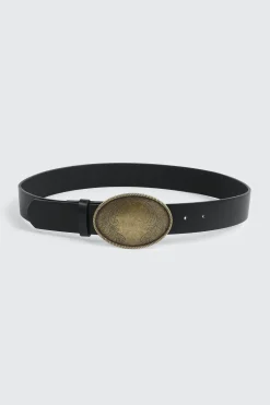 Western Oval Buckle Belt
