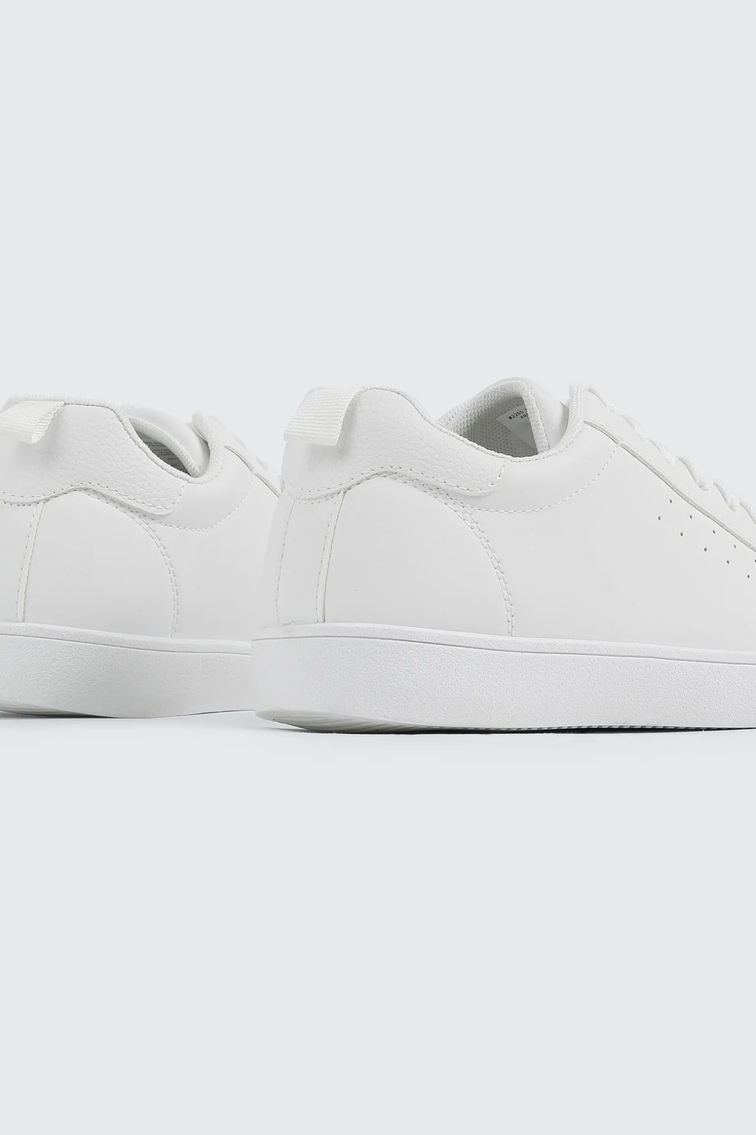 White Lace Up Sneakers