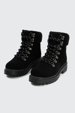 Winter Hiker Booties with Sherpa Collar