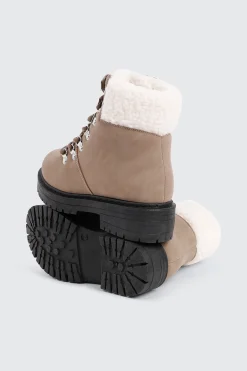 Winter Hiker Booties with Sherpa Collar