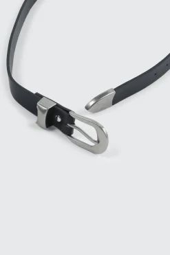 Woven Oval Buckle Belt