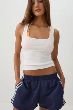 Woven Shorts with Contrast Piping