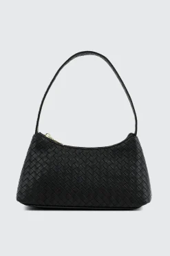 Woven Structured Handbag