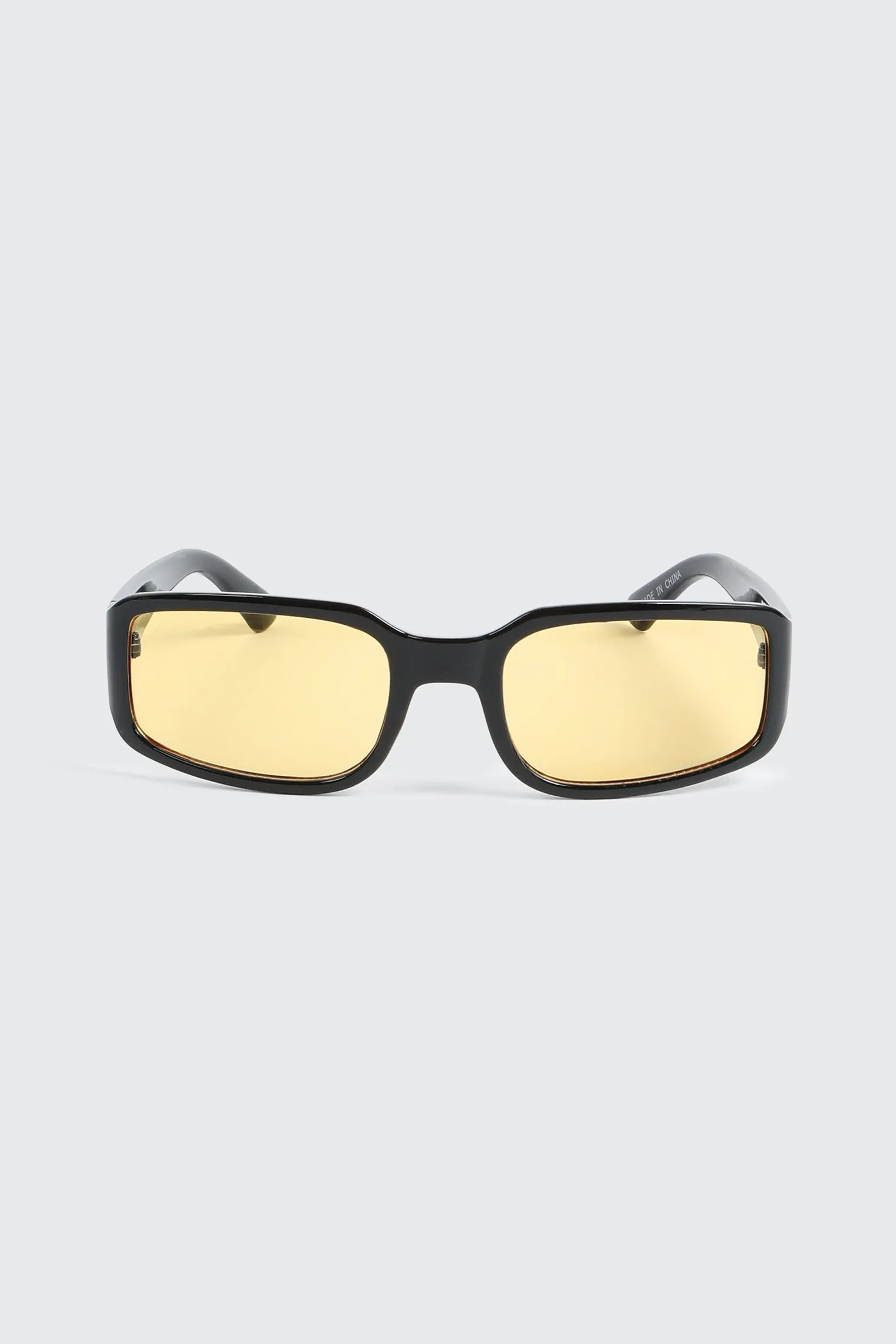 Yellow Lense Shield Sunglasses
