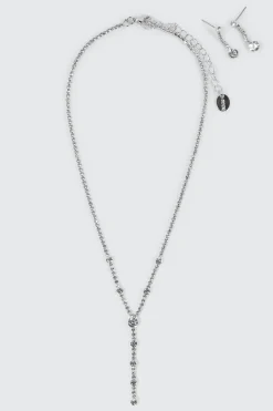 Y Necklace and Earrings Set